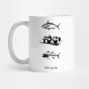 Life Cycle Tuna Mug